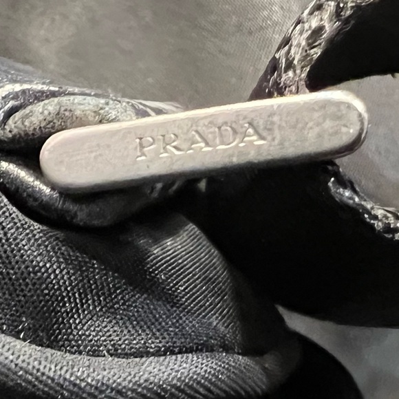 Prada Vela Small Shoulder Bag in Nero (black) - Authentic - Picture 8 of 10